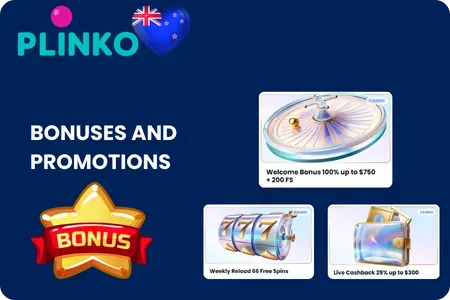 Bonuses and Promotions in NZ online casino Plinko